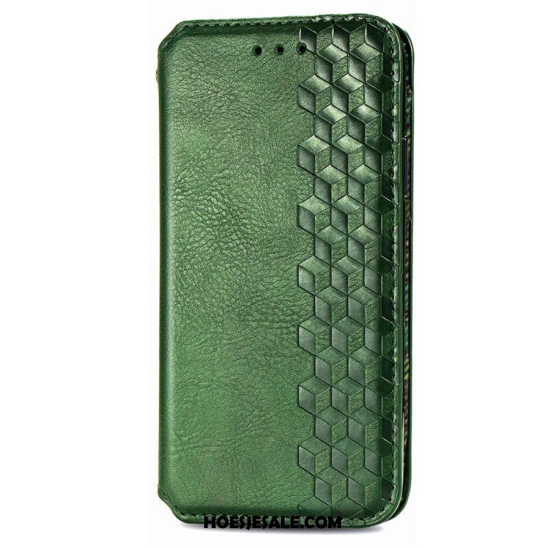 Bescherming Hoesje voor Samsung Galaxy M13 Folio-hoesje Patroon Met Leereffect