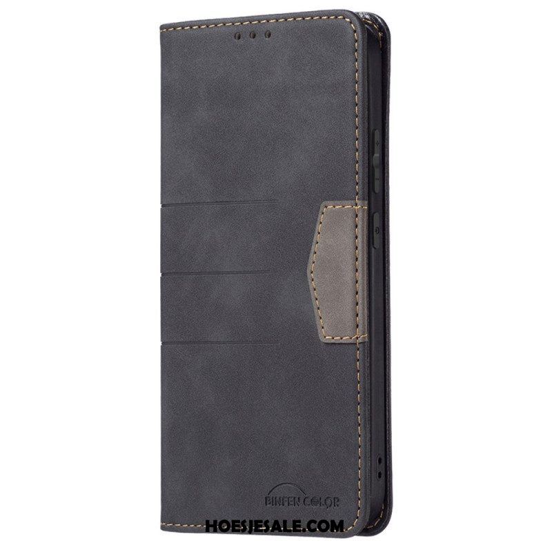 Bescherming Hoesje voor Samsung Galaxy M23 5G Folio-hoesje Binfen-kleur