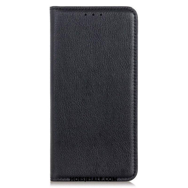 Bescherming Hoesje voor Samsung Galaxy M33 5G Folio-hoesje Litchi Splitleer