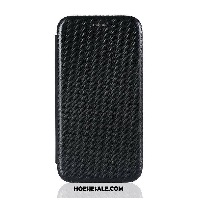 Bescherming Hoesje voor Samsung Galaxy M51 Folio-hoesje Koolstofvezel