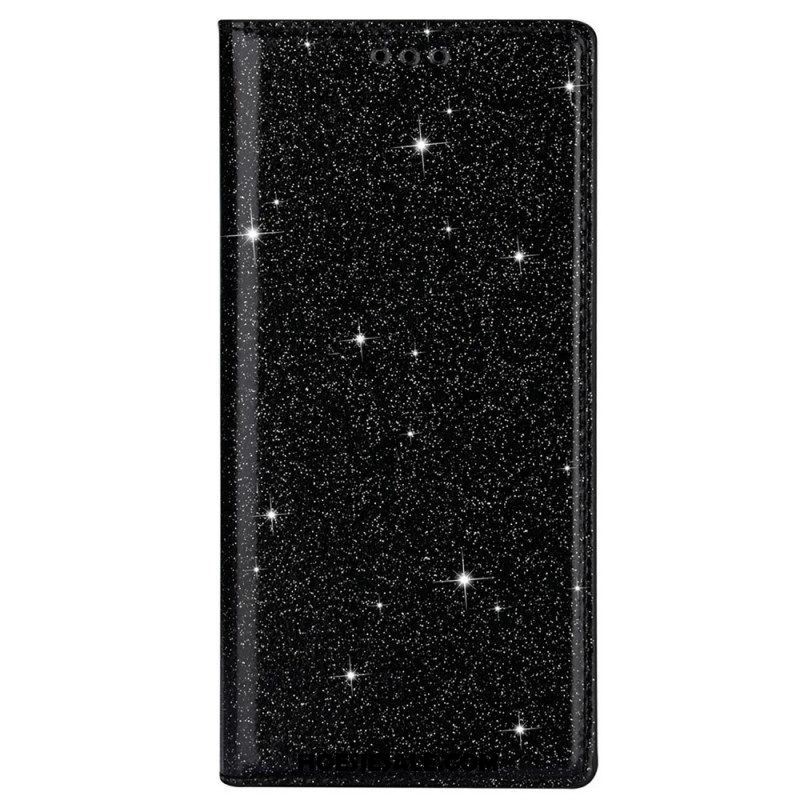 Bescherming Hoesje voor Samsung Galaxy M51 Folio-hoesje Paillettenstijl