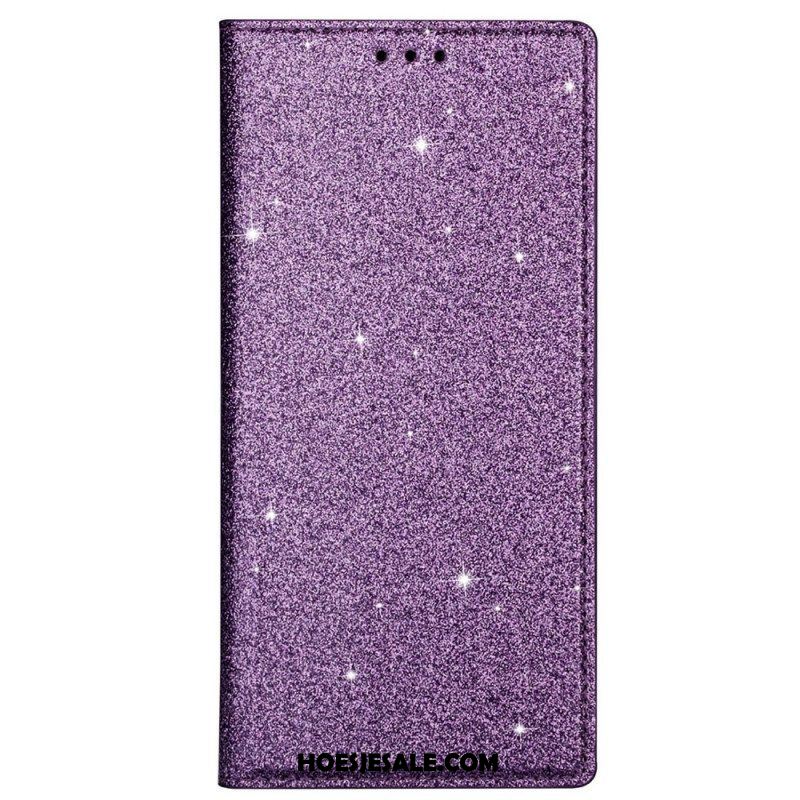 Bescherming Hoesje voor Samsung Galaxy M51 Folio-hoesje Paillettenstijl