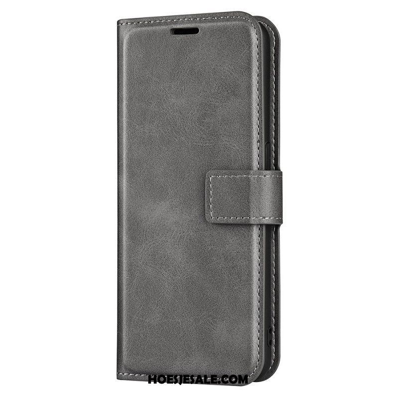 Bescherming Hoesje voor Samsung Galaxy M52 5G Folio-hoesje Elegant Leer