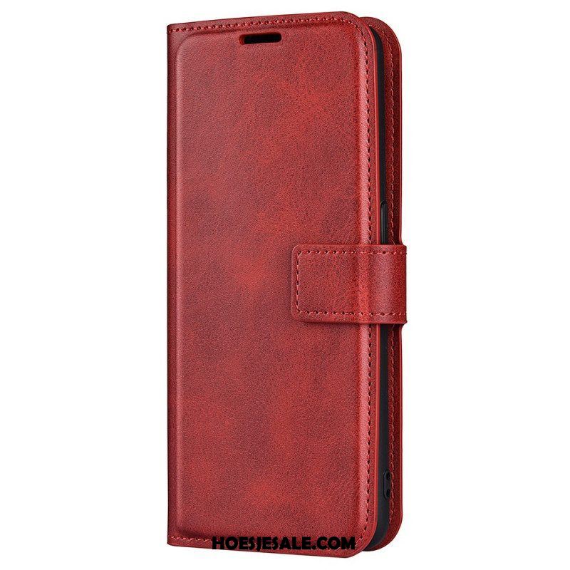 Bescherming Hoesje voor Samsung Galaxy M52 5G Folio-hoesje Elegant Leer