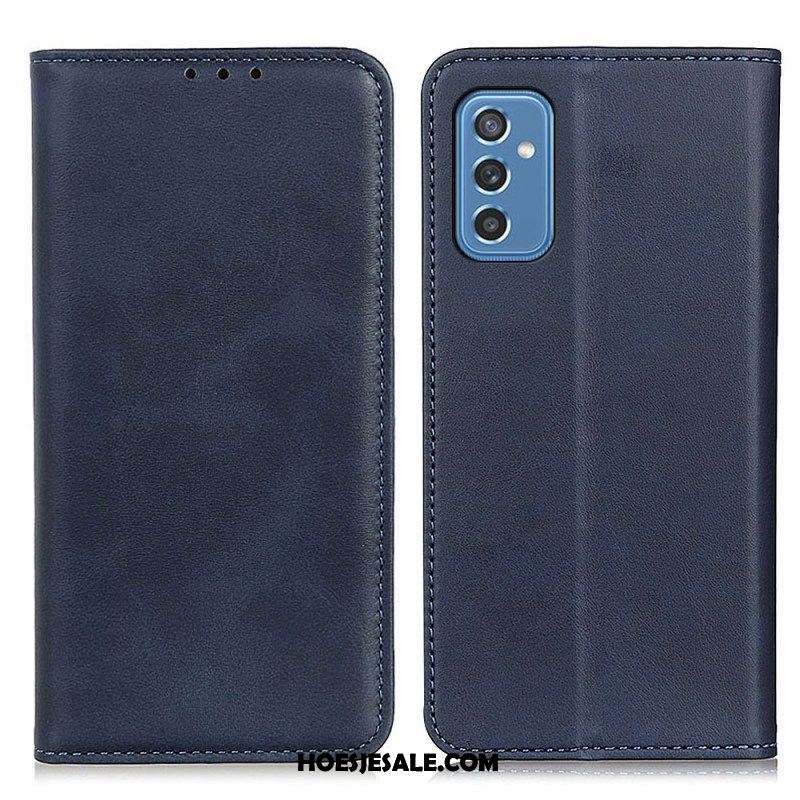 Bescherming Hoesje voor Samsung Galaxy M52 5G Folio-hoesje Elegant Leer