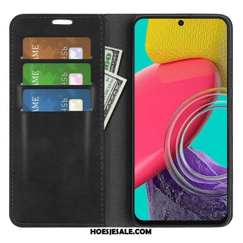 Bescherming Hoesje voor Samsung Galaxy M53 5G Folio-hoesje Huid-touch Zachtheid