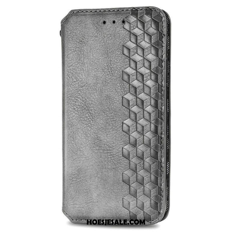 Bescherming Hoesje voor Samsung Galaxy M53 5G Folio-hoesje Patroon Met Leereffect