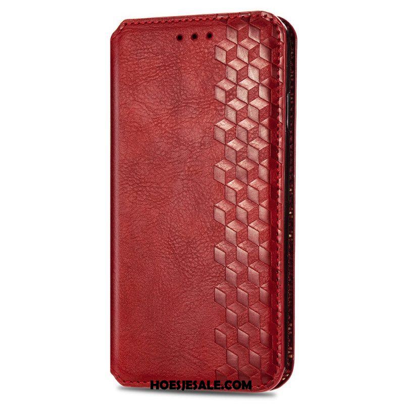 Bescherming Hoesje voor Samsung Galaxy M53 5G Folio-hoesje Patroon Met Leereffect