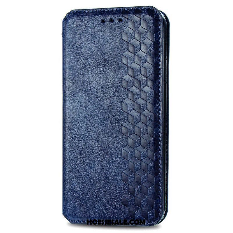 Bescherming Hoesje voor Samsung Galaxy M53 5G Folio-hoesje Patroon Met Leereffect