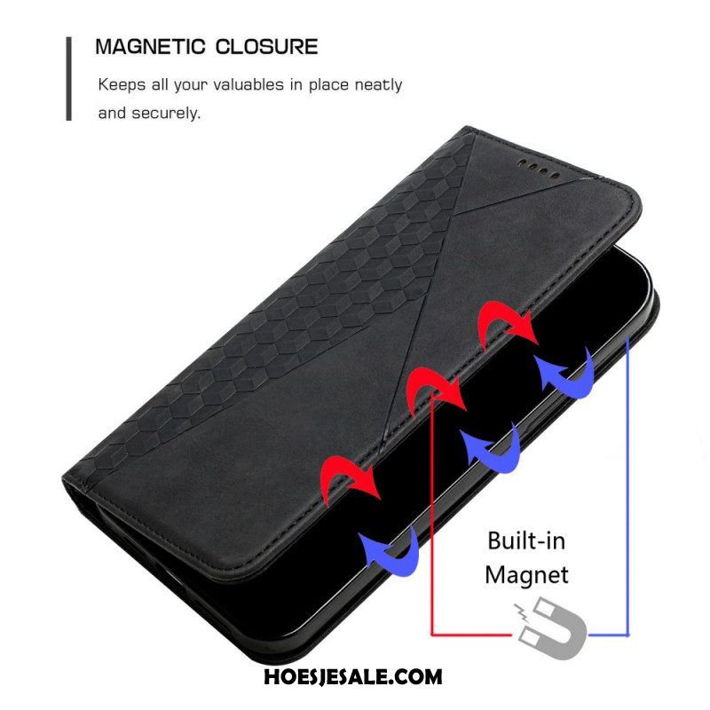 Bescherming Hoesje voor Samsung Galaxy S20 Plus / S20 Plus 5G Folio-hoesje Geo Leereffect