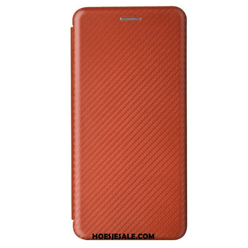 Bescherming Hoesje voor Samsung Galaxy S21 5G Folio-hoesje Koolstofvezel