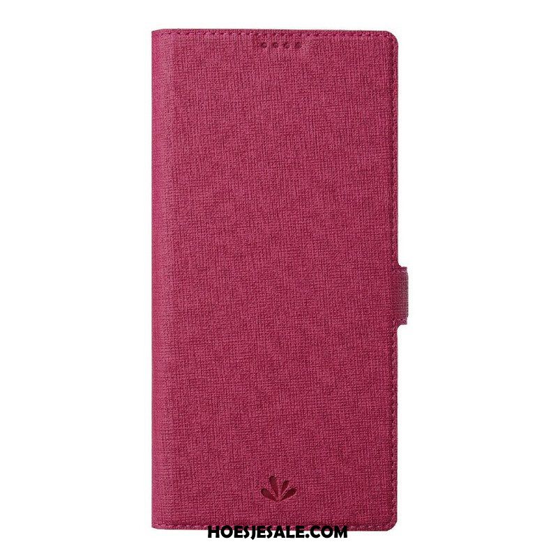 Bescherming Hoesje voor Samsung Galaxy S21 FE Folio-hoesje Getextureerd