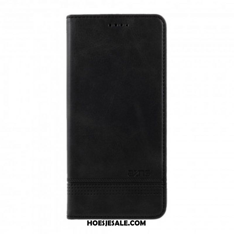 Bescherming Hoesje voor Samsung Galaxy S21 Plus 5G Folio-hoesje Azns Leerstyling