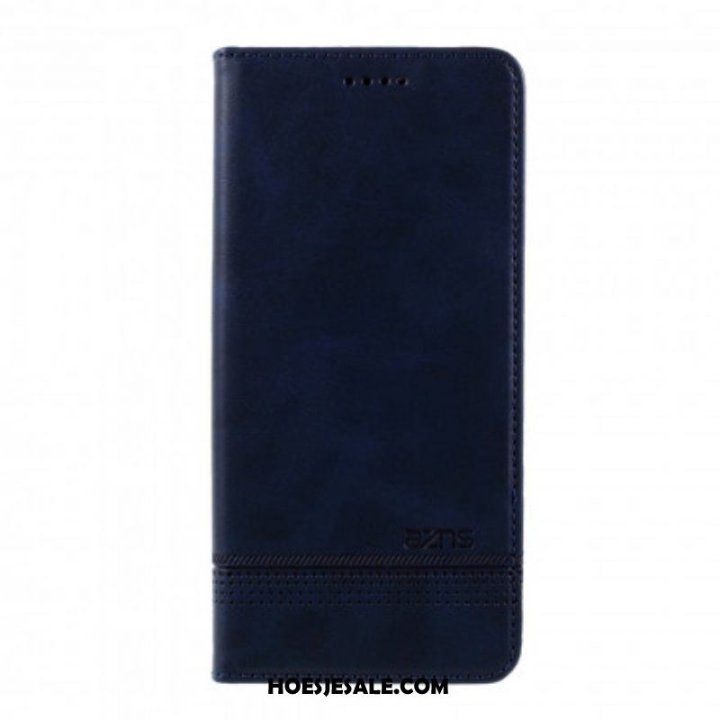 Bescherming Hoesje voor Samsung Galaxy S21 Plus 5G Folio-hoesje Azns Leerstyling