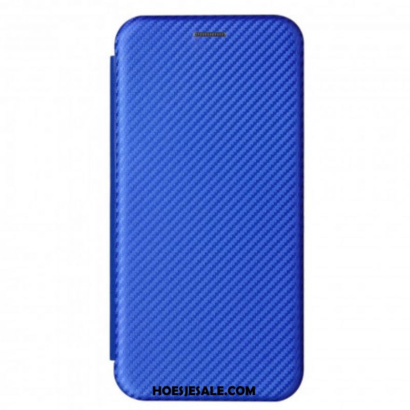 Bescherming Hoesje voor Samsung Galaxy S21 Plus 5G Folio-hoesje Koolstofvezel