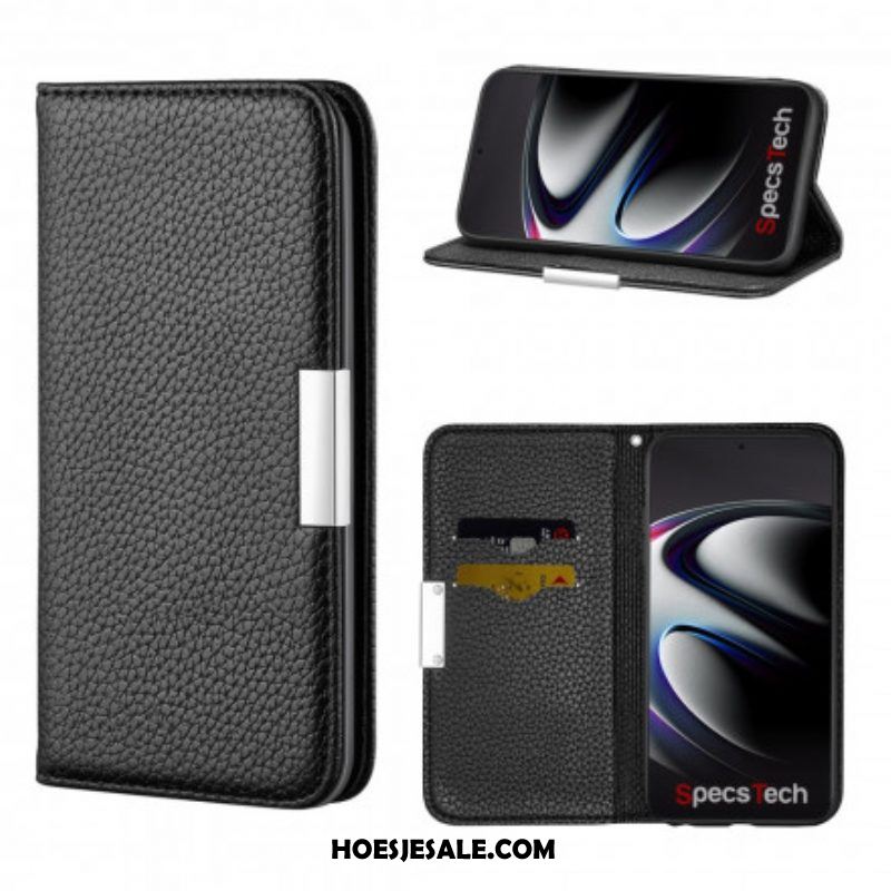 Bescherming Hoesje voor Samsung Galaxy S21 Ultra 5G Folio-hoesje Imitatieleer Litchi Ultra Chic