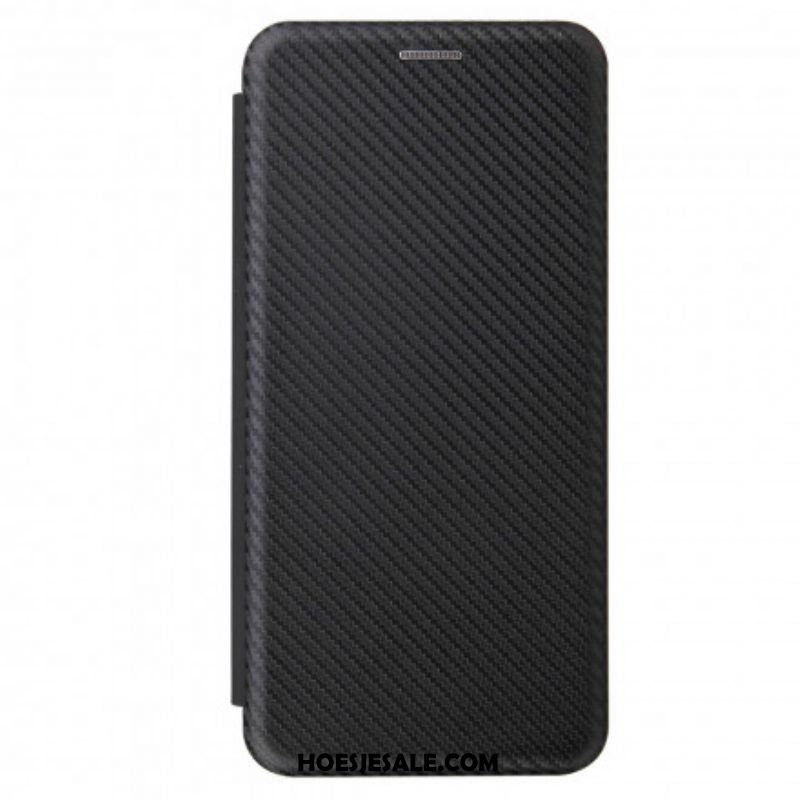 Bescherming Hoesje voor Samsung Galaxy S21 Ultra 5G Folio-hoesje Koolstofvezel