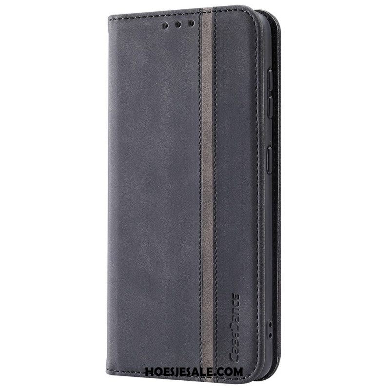 Bescherming Hoesje voor Samsung Galaxy S22 5G Folio-hoesje Kunstleer Casedance