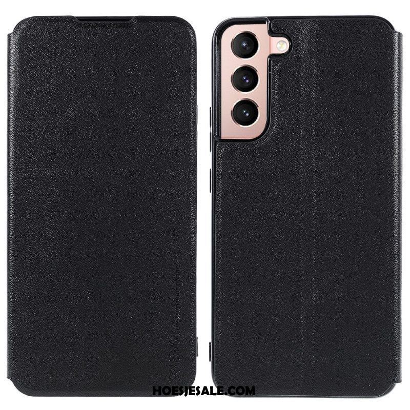 Bescherming Hoesje voor Samsung Galaxy S22 5G Folio-hoesje X-level Fib Ii-serie