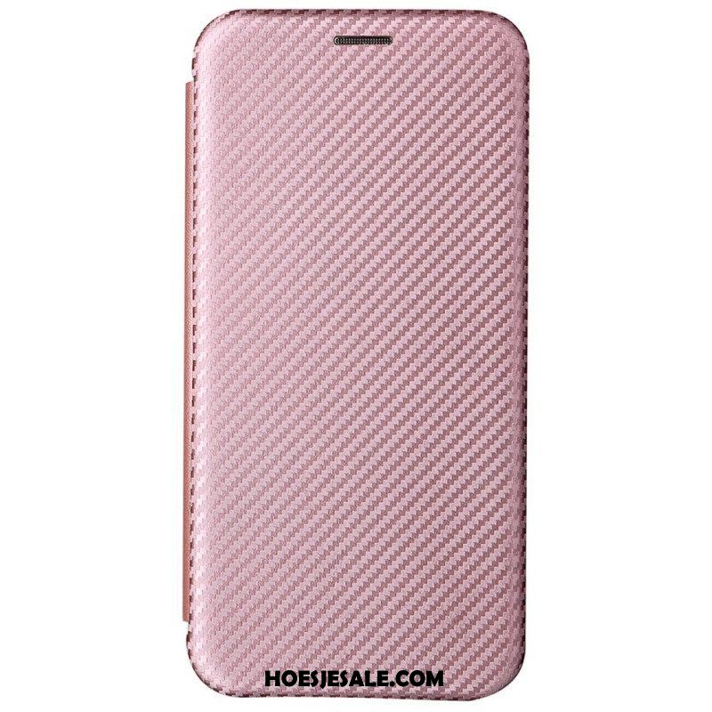 Bescherming Hoesje voor Samsung Galaxy S22 Plus 5G Folio-hoesje Koolstofvezel