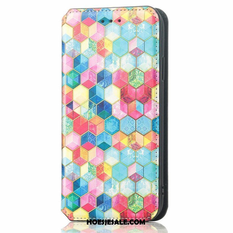 Bescherming Hoesje voor Samsung Galaxy S22 Ultra 5G Folio-hoesje Caseneo Rfid-ontwerp