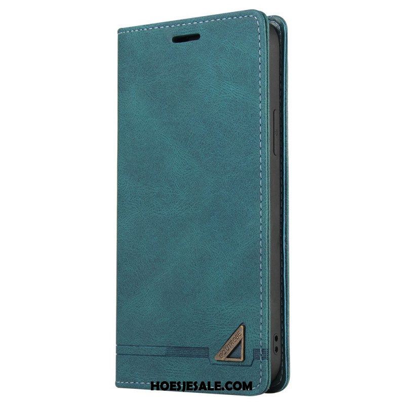 Bescherming Hoesje voor Samsung Galaxy S22 Ultra 5G Folio-hoesje Kunstleer Gq.utrobe