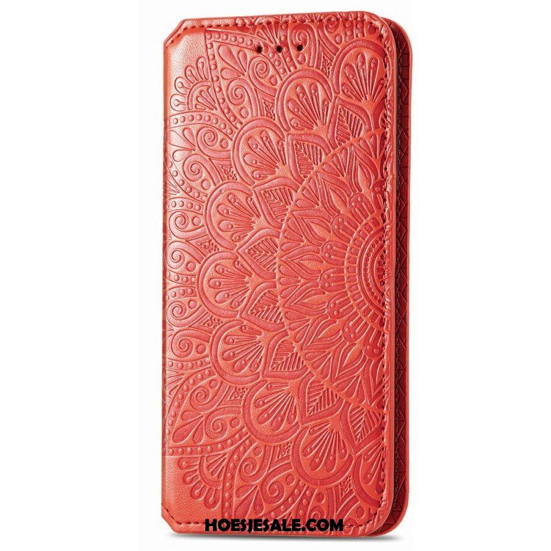 Bescherming Hoesje voor Samsung Galaxy S22 Ultra 5G Folio-hoesje Mandala