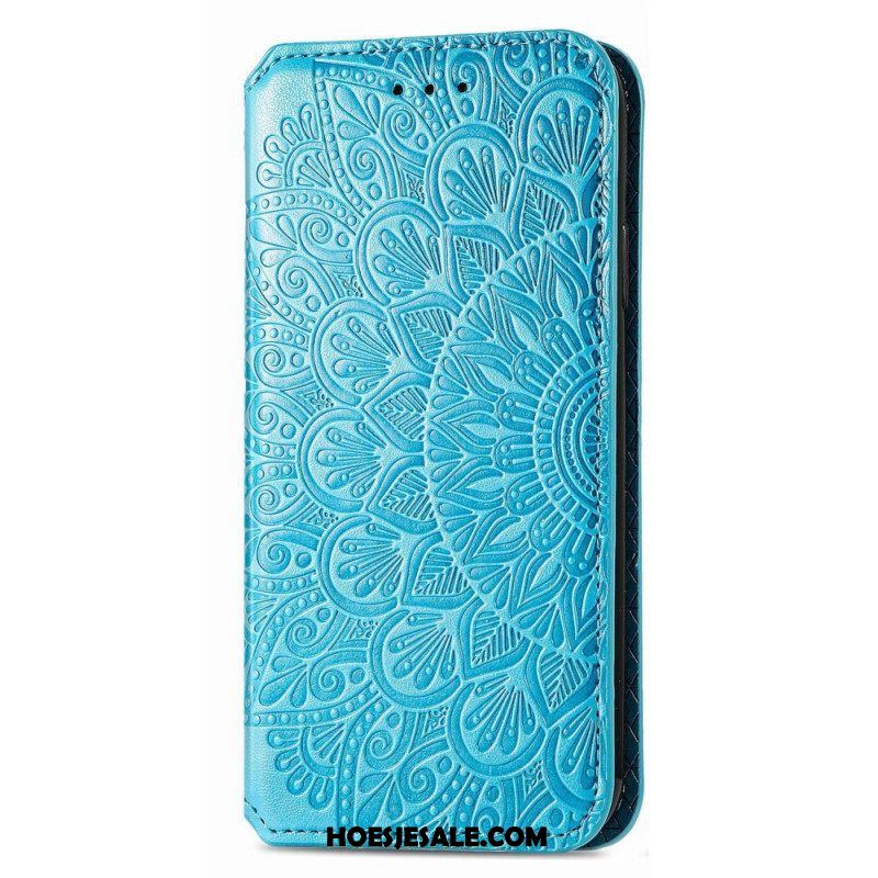 Bescherming Hoesje voor Samsung Galaxy S22 Ultra 5G Folio-hoesje Mandala