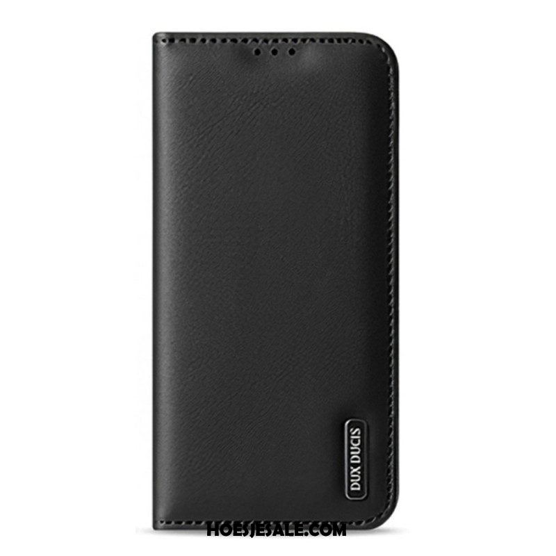 Bescherming Hoesje voor Samsung Galaxy S22 Ultra 5G Folio-hoesje Rfid Dux Ducis