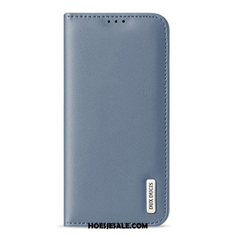 Bescherming Hoesje voor Samsung Galaxy S22 Ultra 5G Folio-hoesje Rfid Dux Ducis