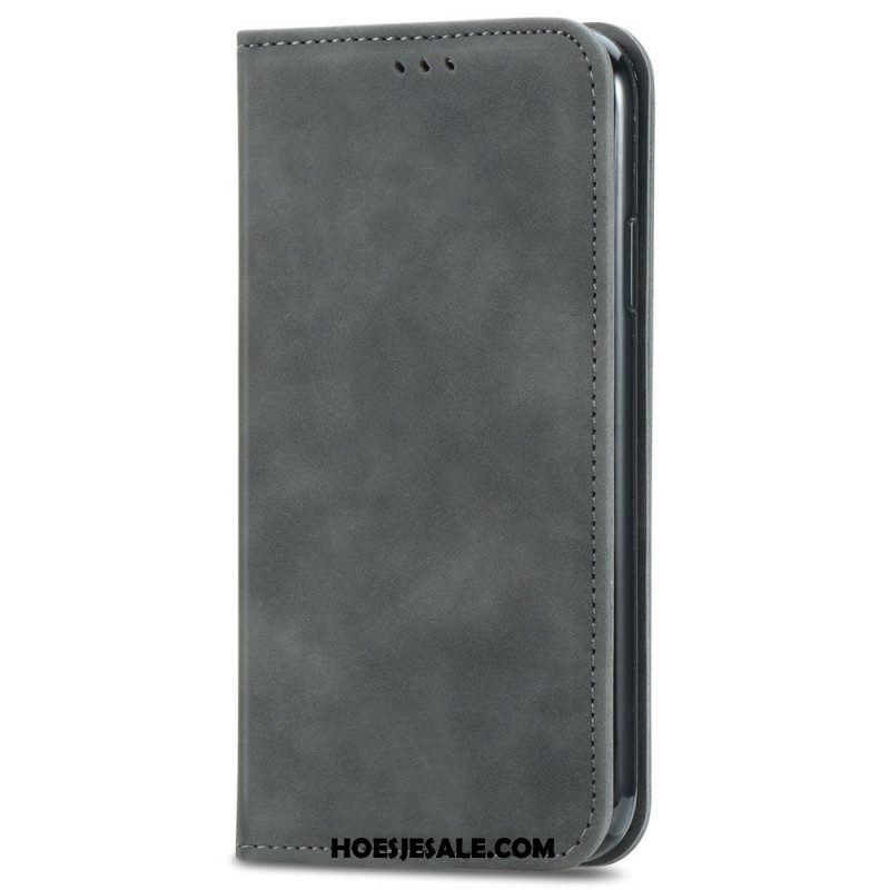 Bescherming Hoesje voor Samsung Galaxy S22 Ultra 5G Folio-hoesje Skin-touch-ontwerp