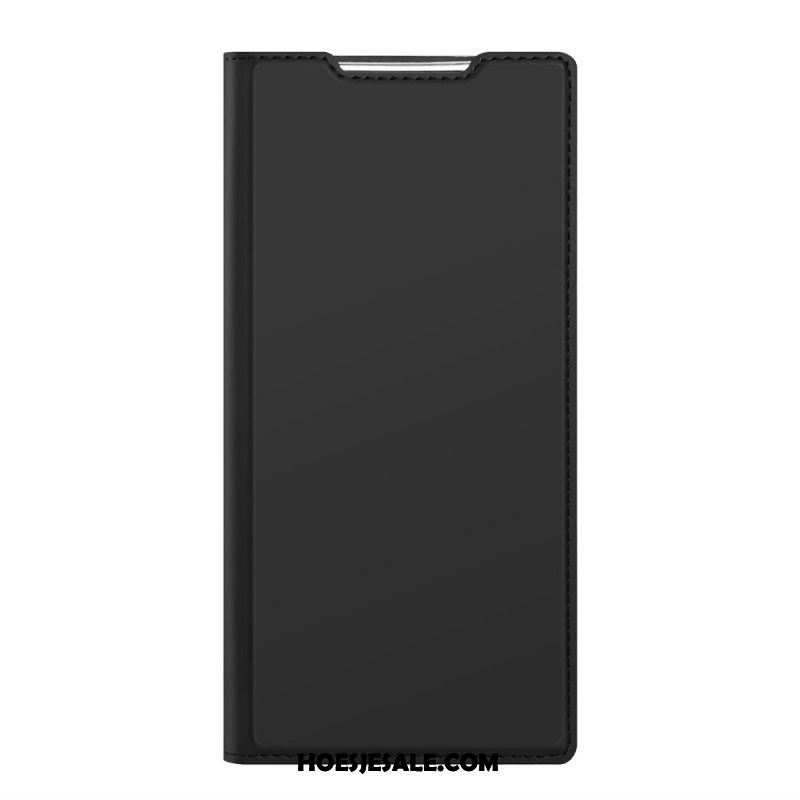 Bescherming Hoesje voor Samsung Galaxy S22 Ultra 5G Folio-hoesje Skinpro Dux Ducis