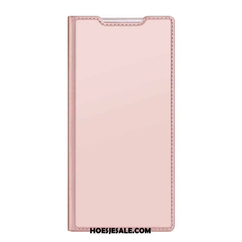 Bescherming Hoesje voor Samsung Galaxy S22 Ultra 5G Folio-hoesje Skinpro Dux Ducis