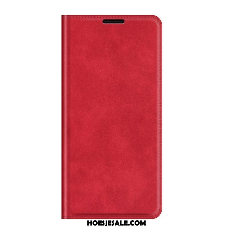 Bescherming Hoesje voor Samsung Galaxy S22 Ultra 5G Folio-hoesje Stijl Lederen Ontwerp