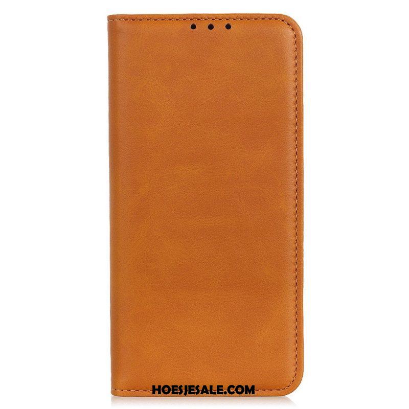 Bescherming Hoesje voor Samsung Galaxy S23 5G Folio-hoesje Gespleten Leer