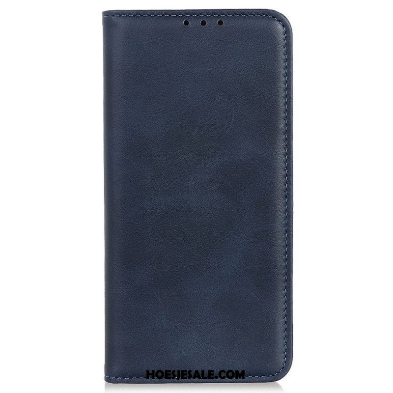 Bescherming Hoesje voor Samsung Galaxy S23 5G Folio-hoesje Gespleten Leer