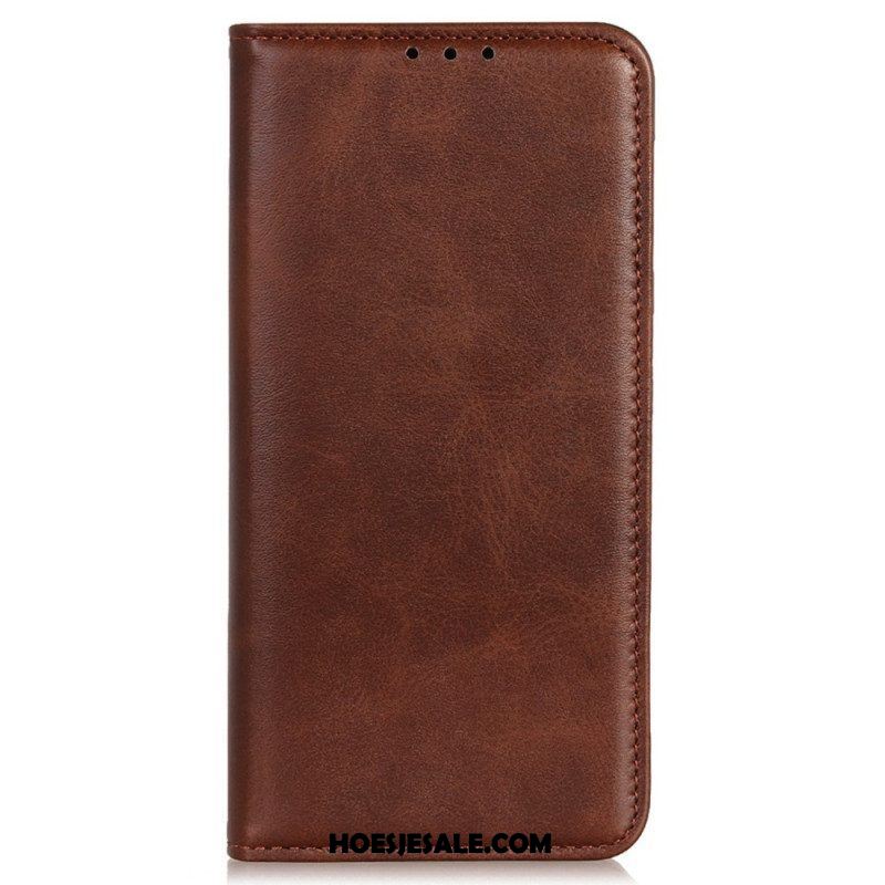 Bescherming Hoesje voor Samsung Galaxy S23 5G Folio-hoesje Gespleten Leer