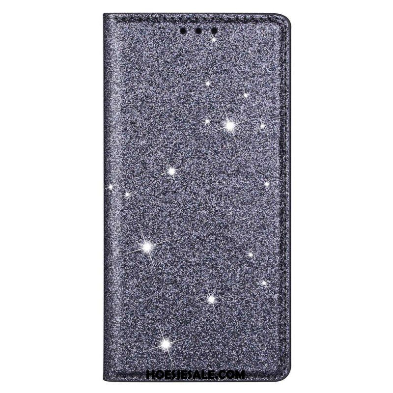 Bescherming Hoesje voor Samsung Galaxy S23 5G Folio-hoesje Paillettenstijl