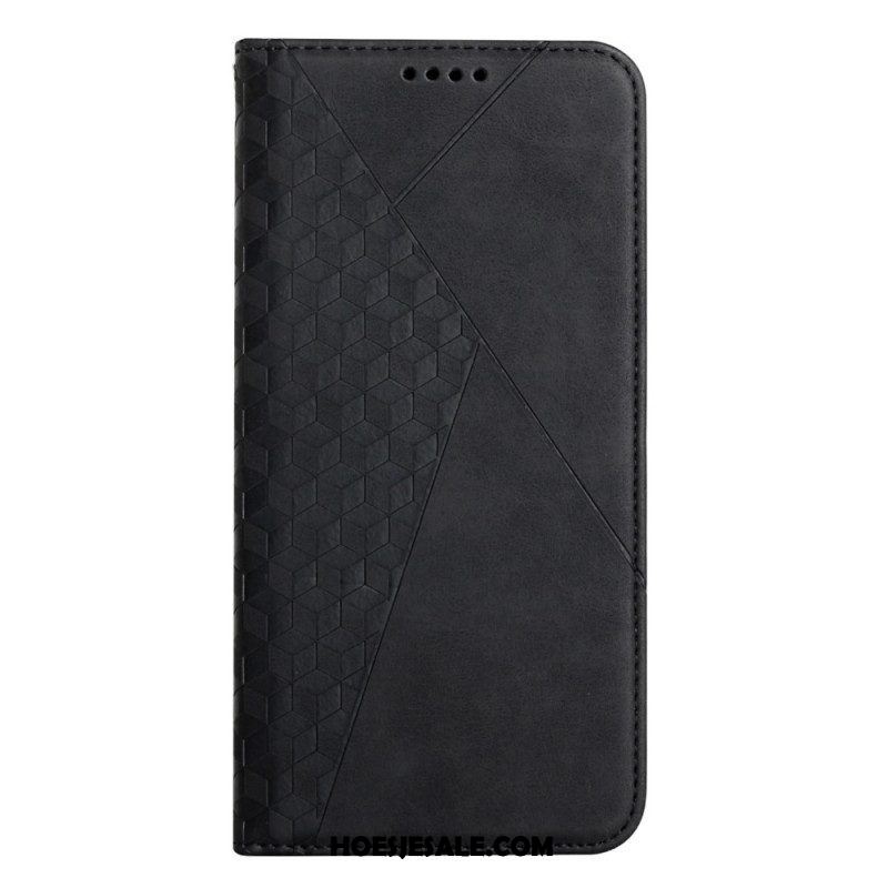 Bescherming Hoesje voor Samsung Galaxy S23 5G Folio-hoesje Stijl Leer 3d-patroon