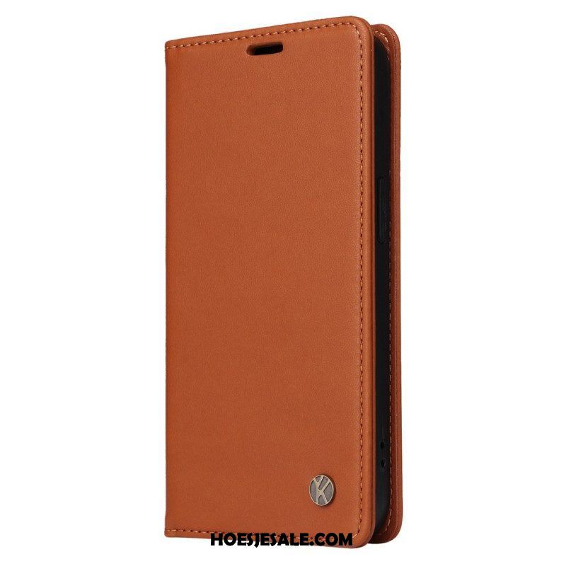 Bescherming Hoesje voor Samsung Galaxy S23 5G Folio-hoesje Yikatu