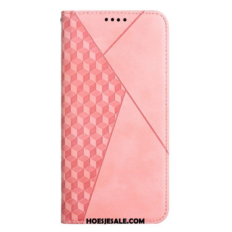 Bescherming Hoesje voor Samsung Galaxy S23 Plus 5G Folio-hoesje Stijl Leer 3d-patroon