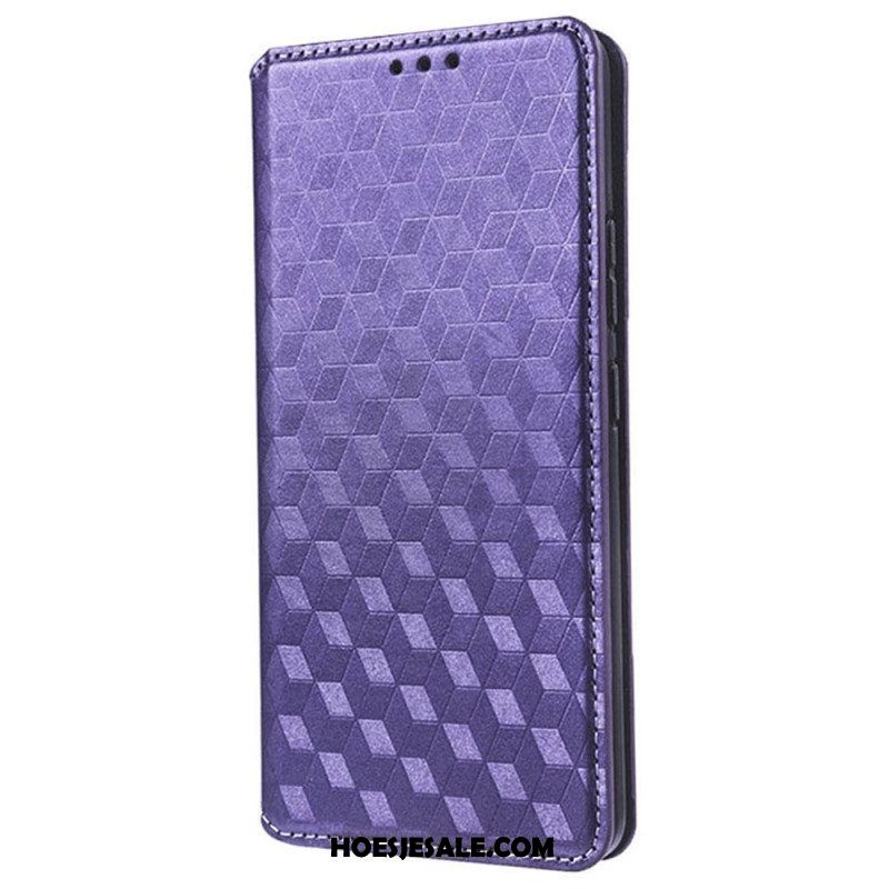 Bescherming Hoesje voor Samsung Galaxy S23 Ultra 5G Folio-hoesje 3d Patroon
