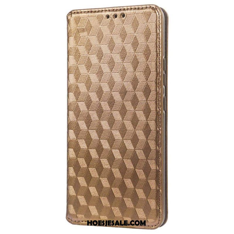 Bescherming Hoesje voor Samsung Galaxy S23 Ultra 5G Folio-hoesje 3d Patroon