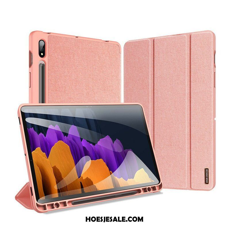 Bescherming Hoesje voor Samsung Galaxy Tab S8 Plus / Tab S7 Plus Domo-serie Dux-ducis