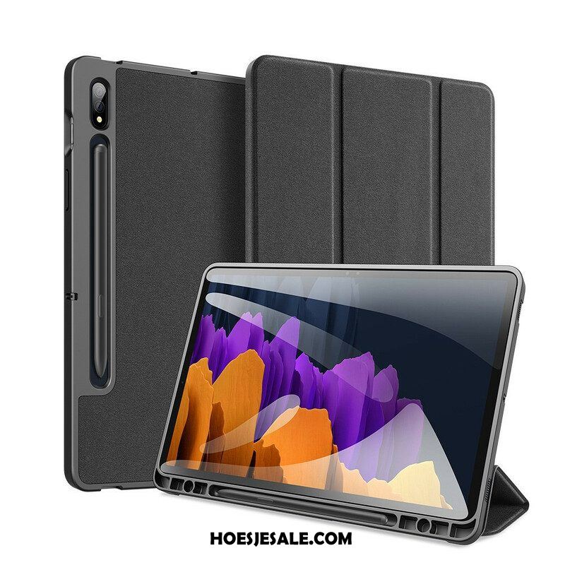 Bescherming Hoesje voor Samsung Galaxy Tab S8 / Tab S7 Domo-serie Dux-ducis