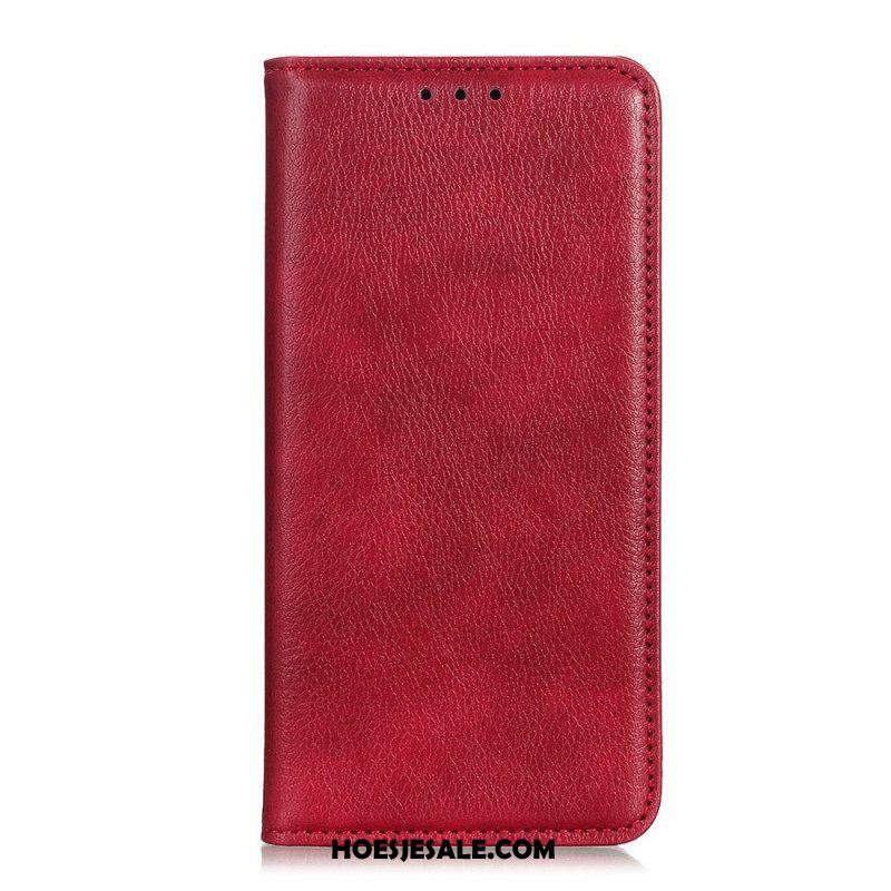 Bescherming Hoesje voor Sony Xperia 1 IV Folio-hoesje Litchi Splitleer