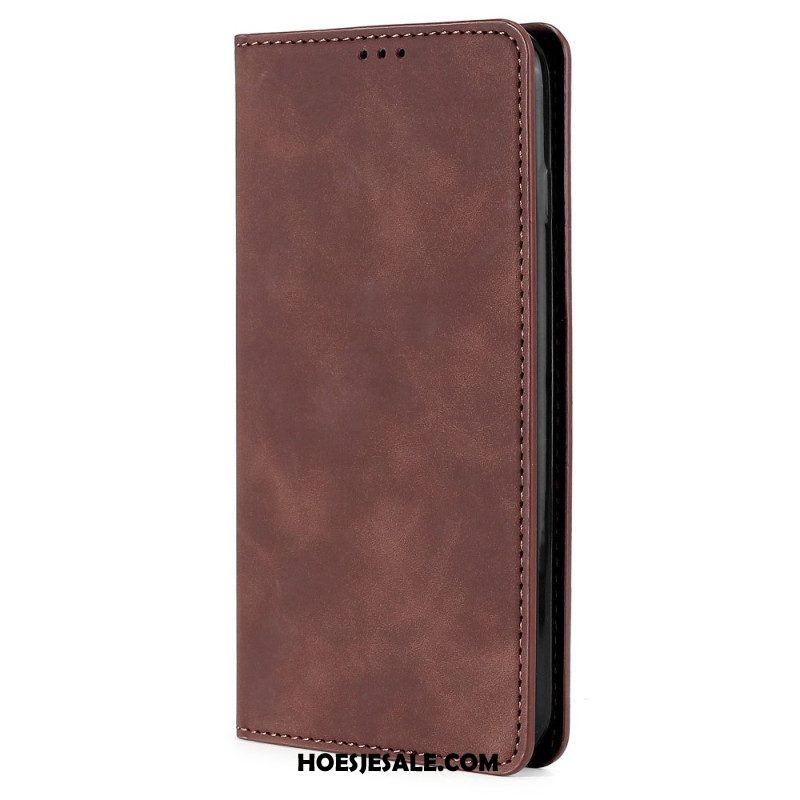 Bescherming Hoesje voor Sony Xperia 5 IV Folio-hoesje Elegant Kunstleer