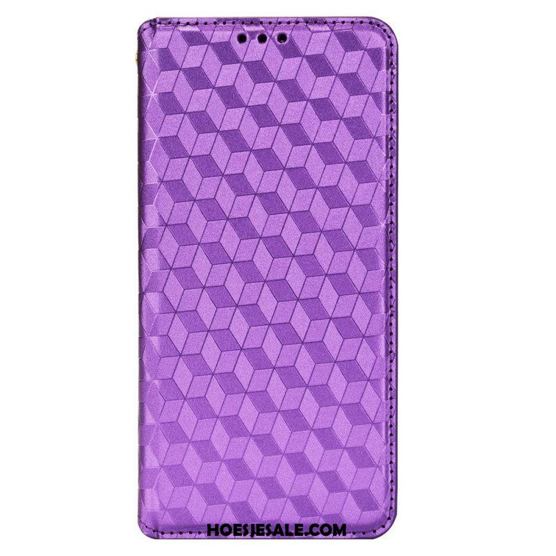 Bescherming Hoesje voor Sony Xperia Pro-I Folio-hoesje Diamant Leereffect