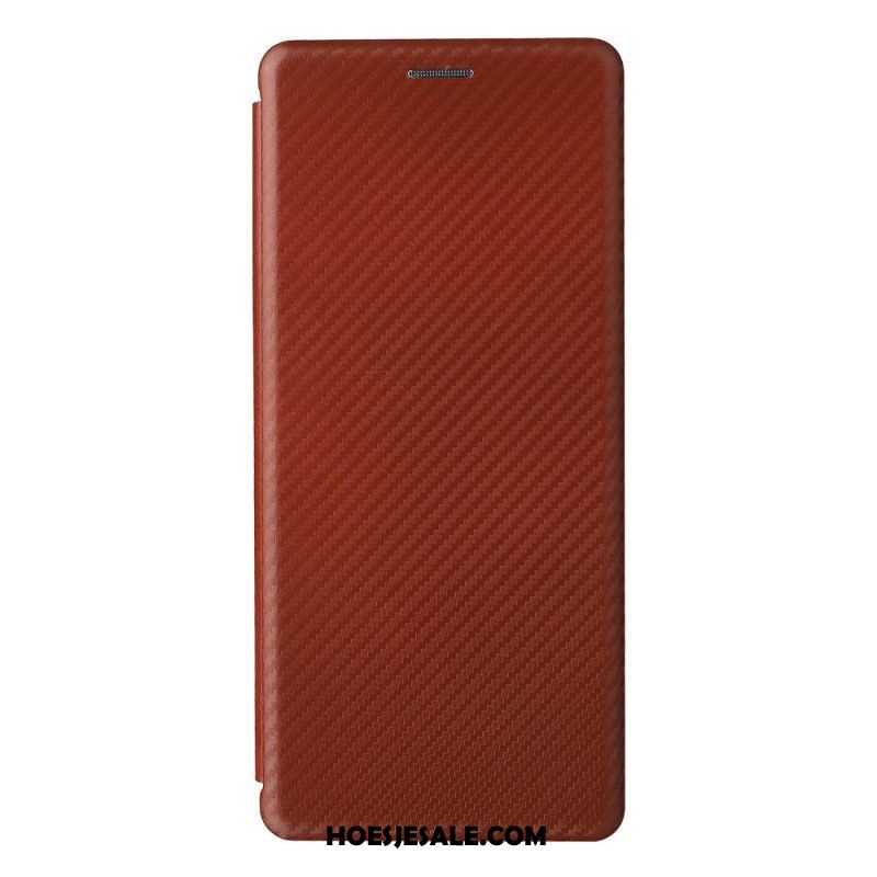 Bescherming Hoesje voor Sony Xperia Pro-I Folio-hoesje Koolstofvezel