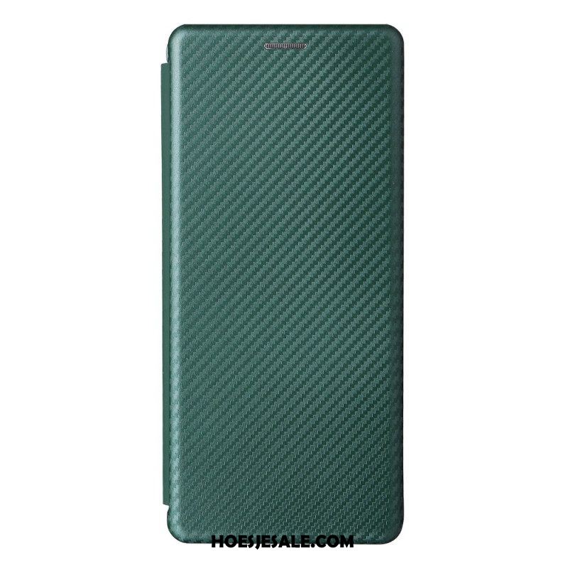 Bescherming Hoesje voor Sony Xperia Pro-I Folio-hoesje Koolstofvezel